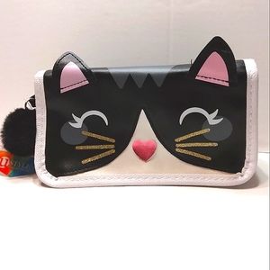 NWT Super Cute "Party Animals" Kitty Cat Clutch/cosmetic bag